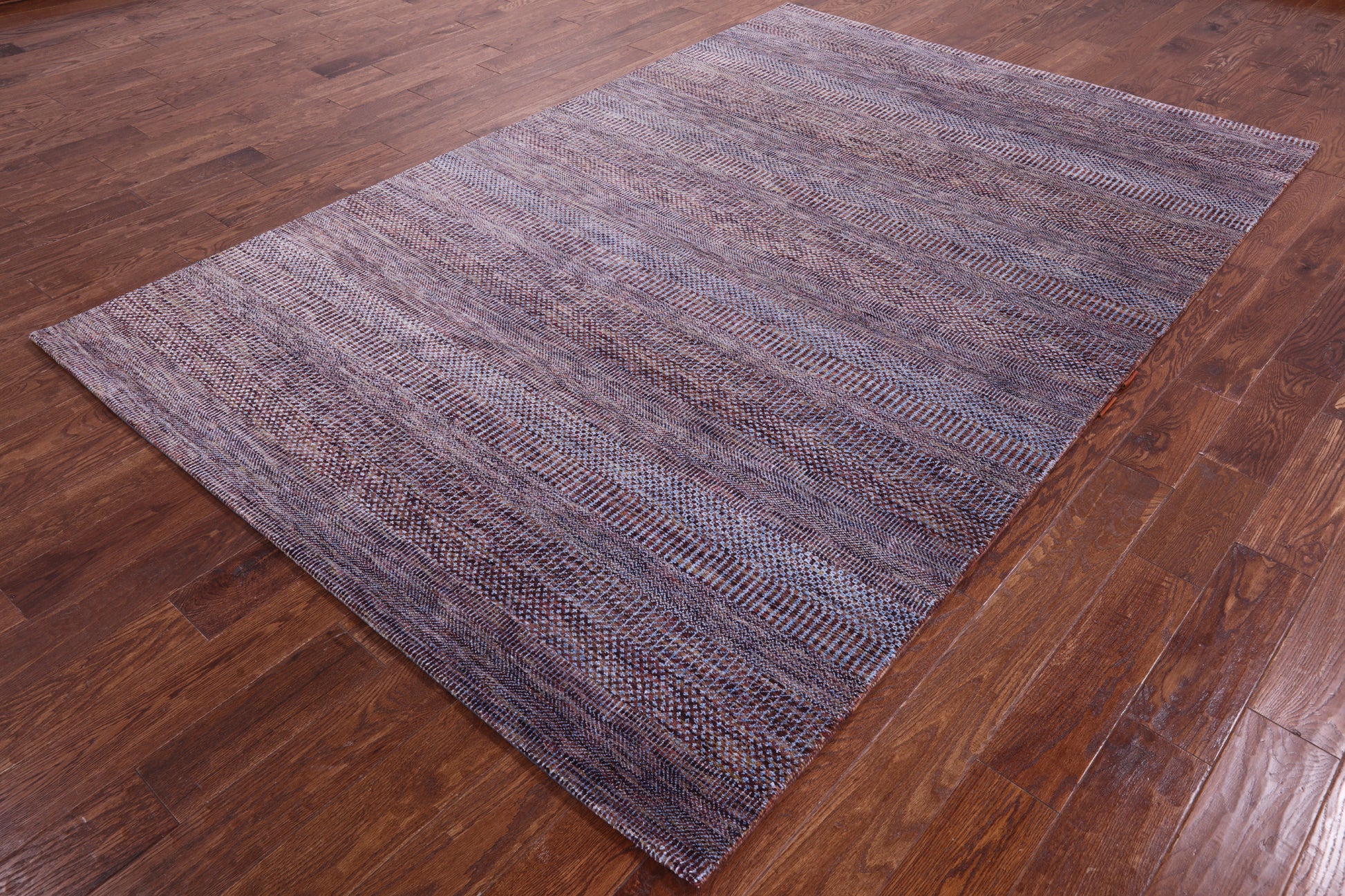 Savannah Grass Hand Knotted Wool & Silk Rug - 6' 2" X 9' 3" - Golden Nile