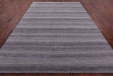 Savannah Grass Hand Knotted Wool & Silk Rug - 8' 11" X 12' 1" - Golden Nile