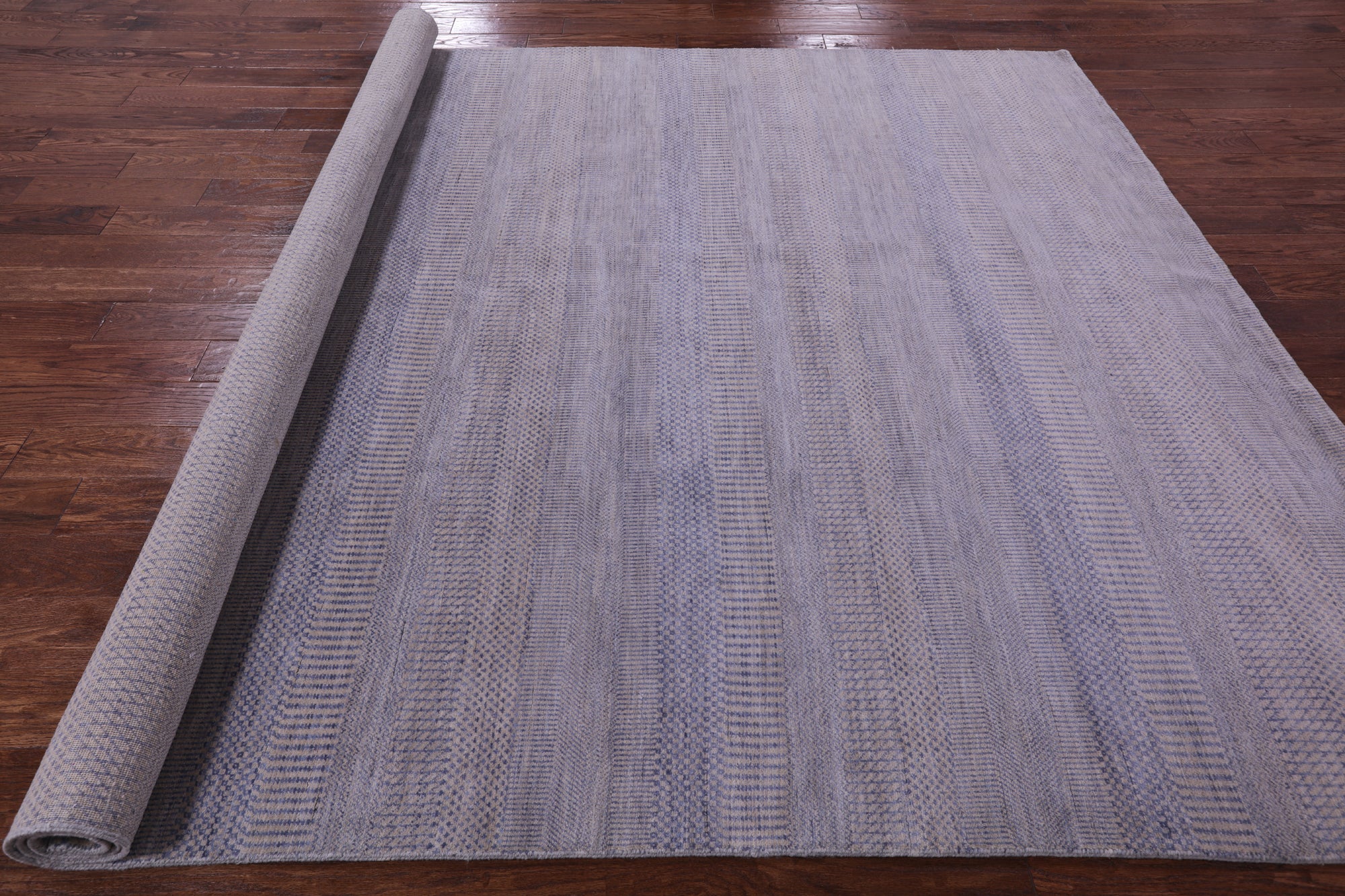 Savannah Grass Hand Knotted Wool & Silk Rug - 8' 1" X 10' 2" - Golden Nile