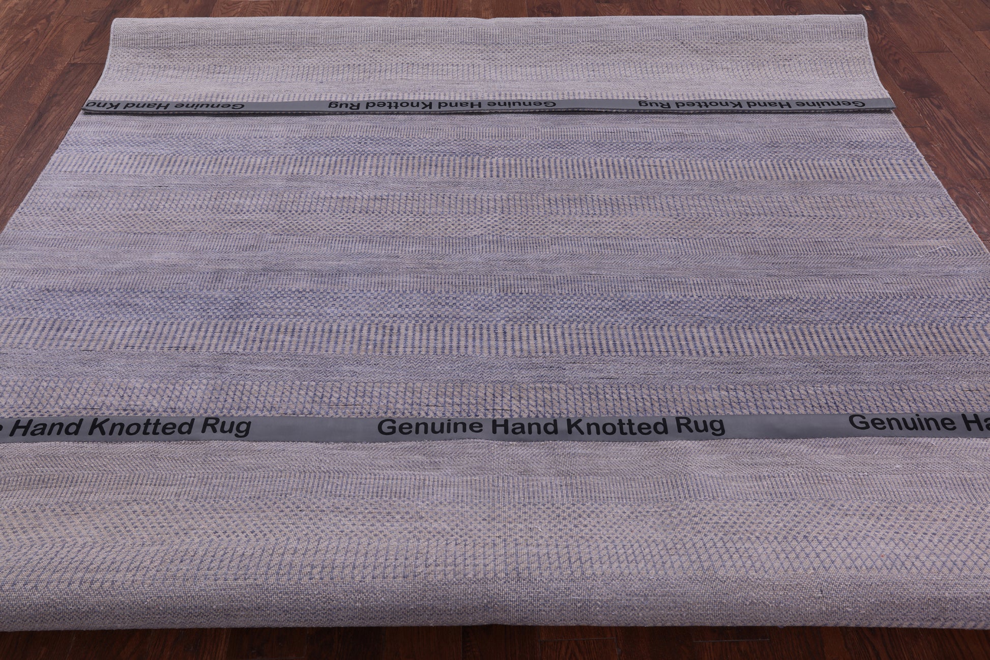 Savannah Grass Hand Knotted Wool & Silk Rug - 8' 1" X 10' 2" - Golden Nile