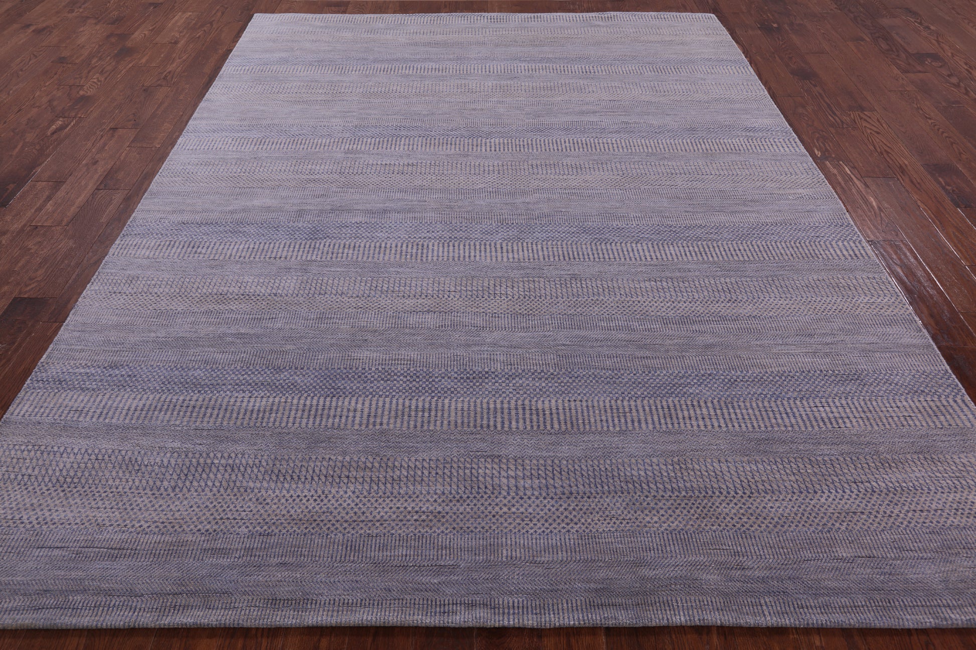 Savannah Grass Hand Knotted Wool & Silk Rug - 8' 1" X 10' 2" - Golden Nile
