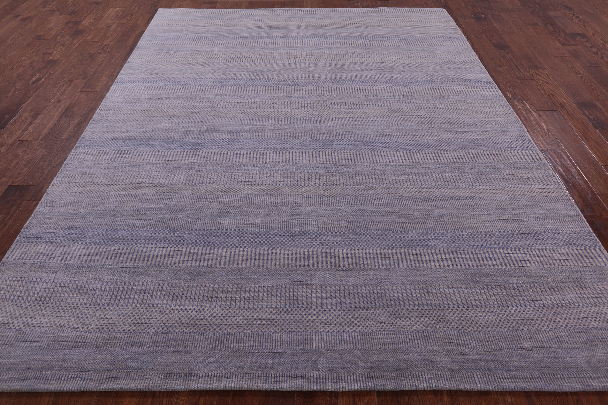 Savannah Grass Hand Knotted Wool & Silk Rug - 8' 1" X 10' 2" - Golden Nile