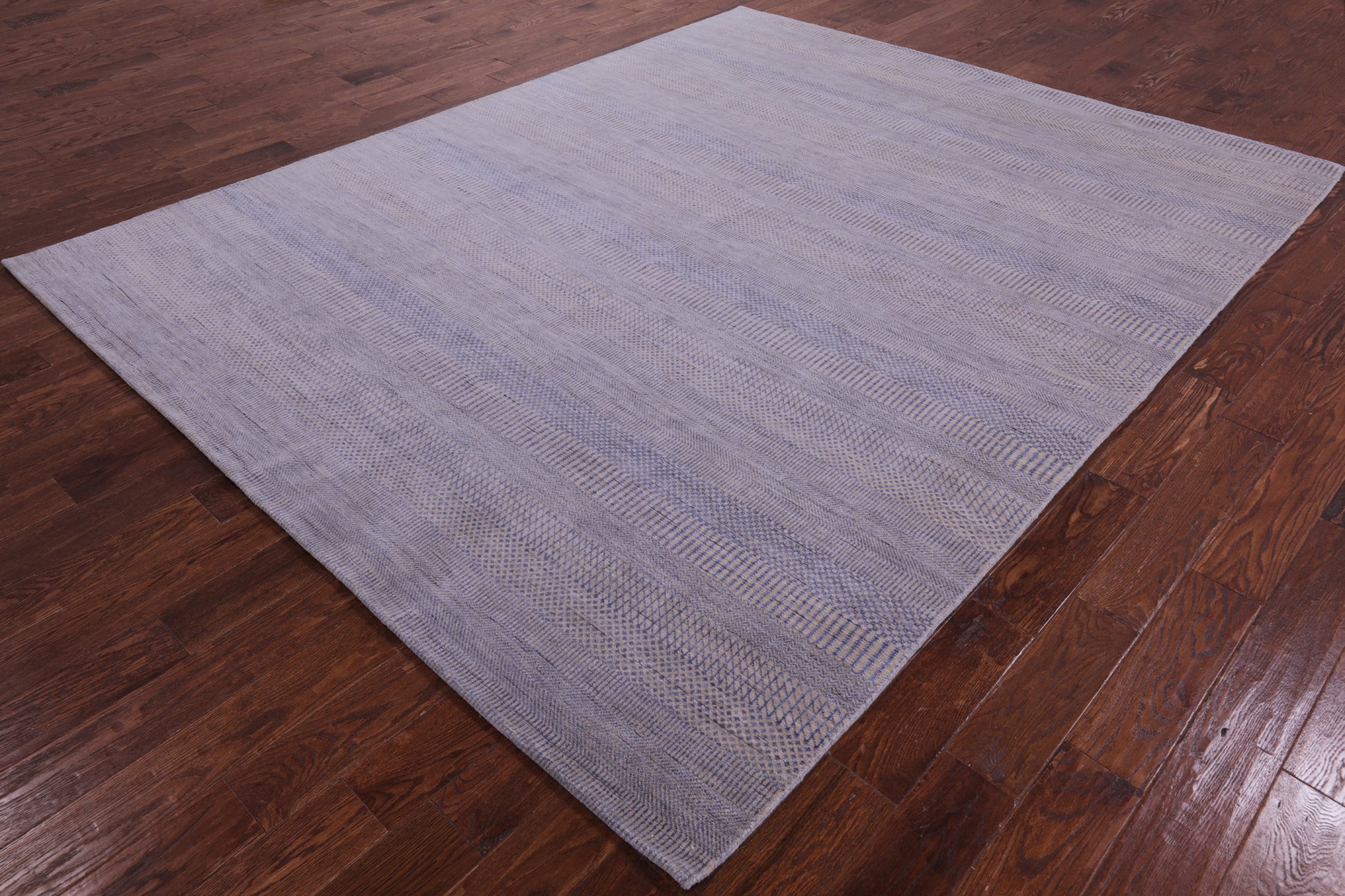 Savannah Grass Hand Knotted Wool & Silk Rug - 8' 1" X 10' 2" - Golden Nile