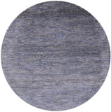 Round Savannah Grass Hand Knotted Wool & Silk Rug - 6' 0" X 6' 0" - Golden Nile