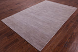 Savannah Grass Hand Knotted Wool & Silk Rug - 5' 10" X 8' 11" - Golden Nile