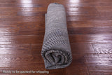 Round Savannah Grass Hand Knotted Wool & Silk Rug - 5' 10" X 5' 11" - Golden Nile