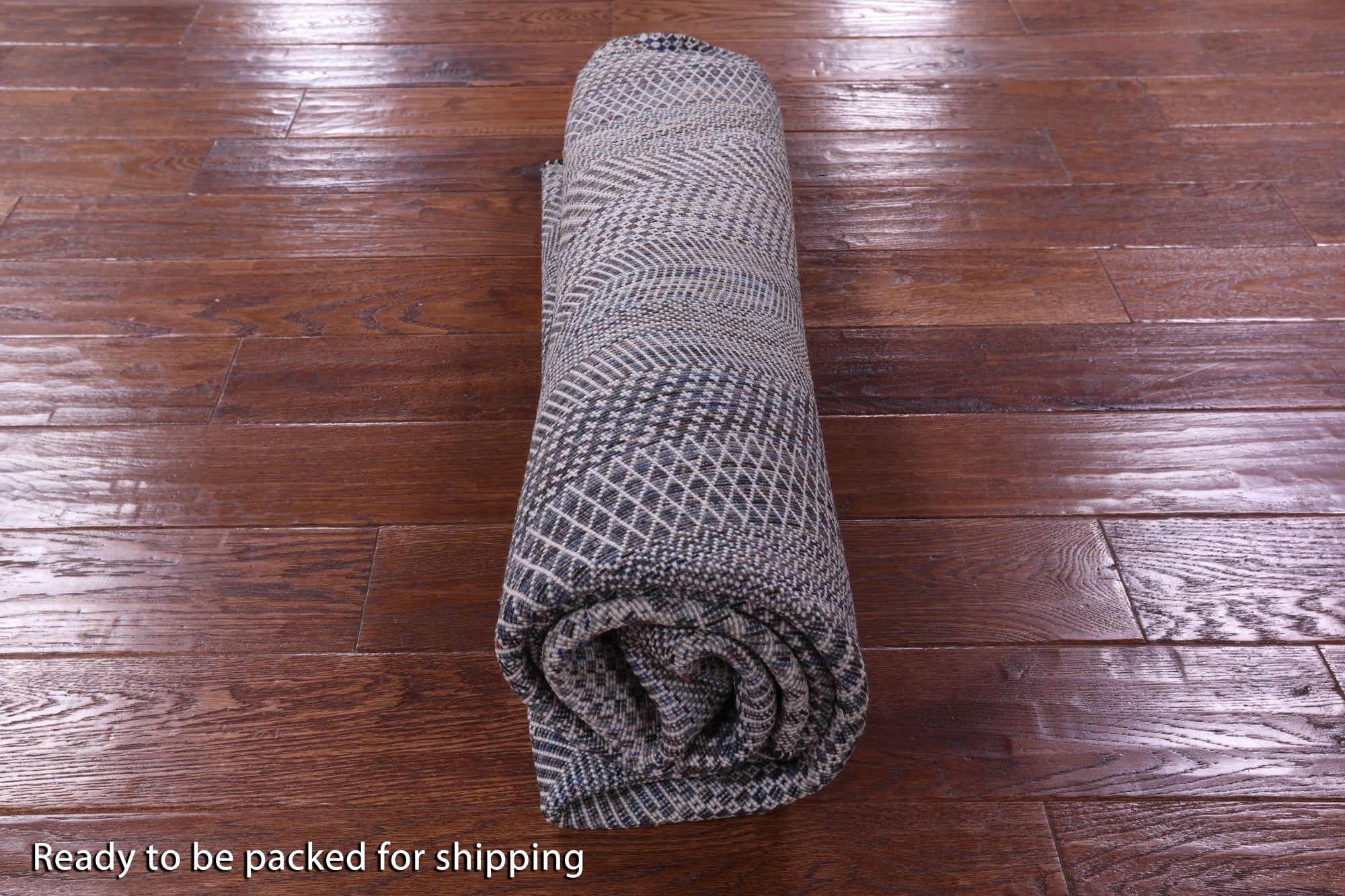 Round Savannah Grass Hand Knotted Wool & Silk Rug - 5' 10" X 5' 11" - Golden Nile