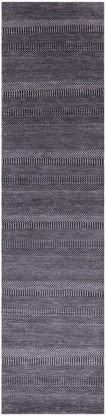 Savannah Grass Hand Knotted Wool & Silk Runner Rug - 2' 7" X 10' 2" - Golden Nile