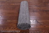 Savannah Grass Hand Knotted Wool & Silk Runner Rug - 2' 7" X 10' 2" - Golden Nile