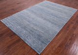 Savannah Grass Handmade Wool & Silk Rug - 6' 1" X 9' 1" - Golden Nile