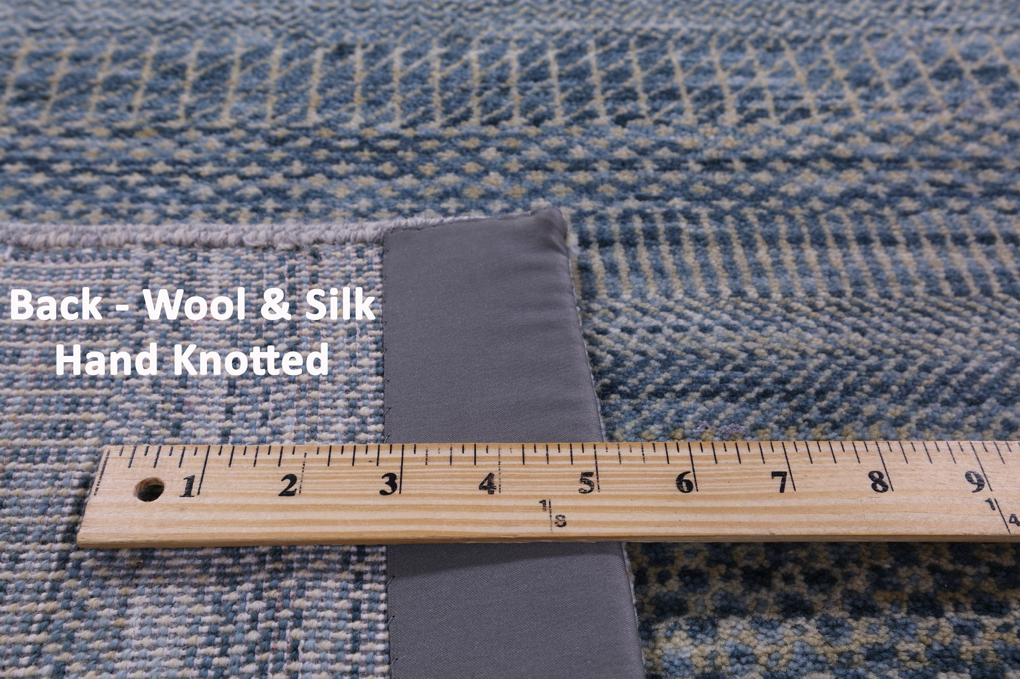Savannah Grass Handmade Wool & Silk Rug - 6' 1" X 9' 1" - Golden Nile
