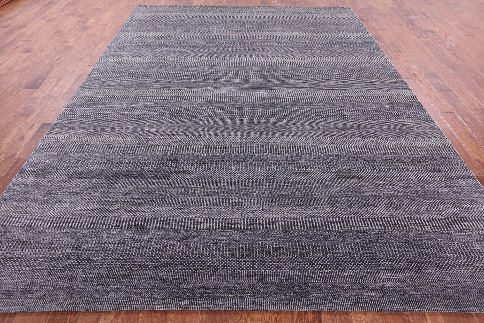 Savannah Grass Handmade Wool & Silk Rug - 9' 0" X 11' 11" - Golden Nile