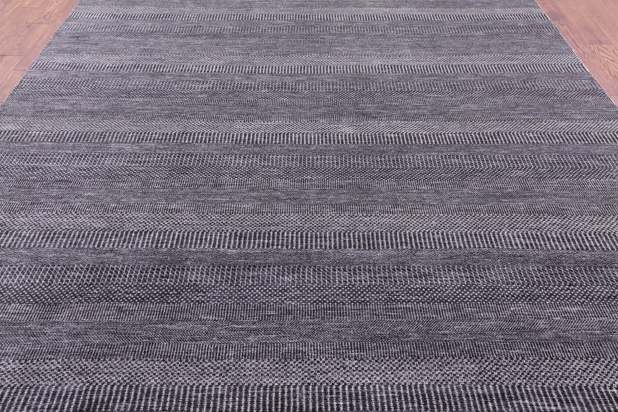 Savannah Grass Handmade Wool & Silk Rug - 9' 0" X 11' 11" - Golden Nile