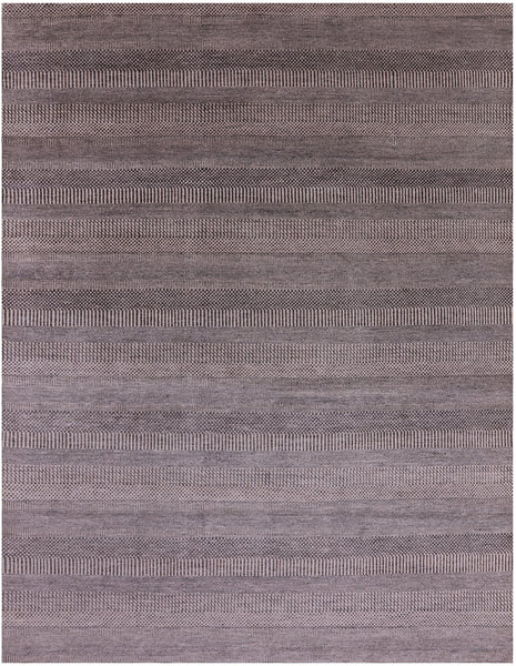 Savannah Grass Hand Knotted Wool & Silk Rug - 8' 1" X 10' 3" - Golden Nile