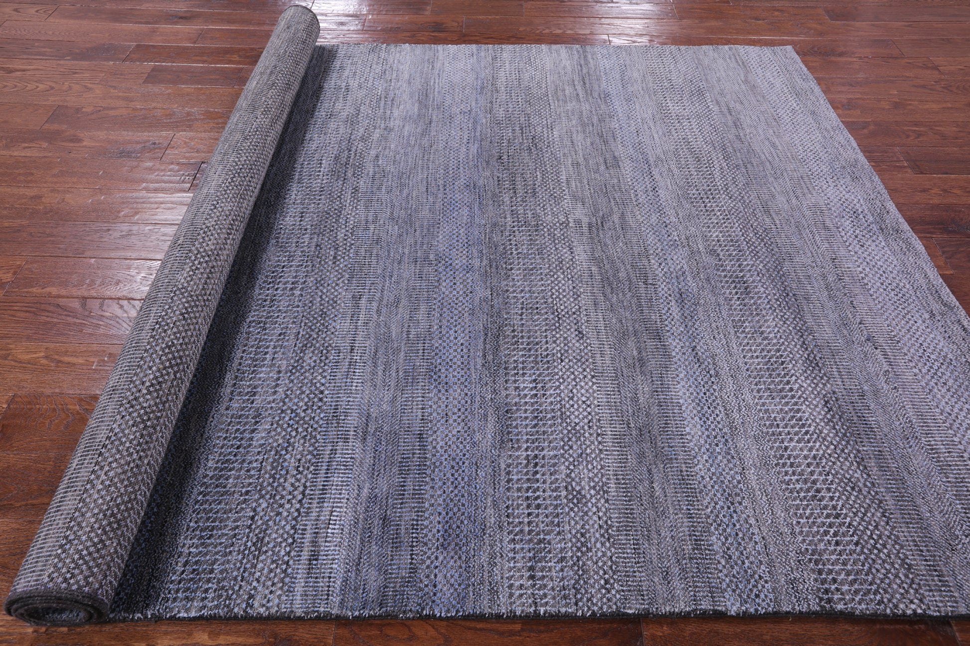 Savannah Grass Hand Knotted Wool & Silk Rug - 6' 0" X 9' 2" - Golden Nile