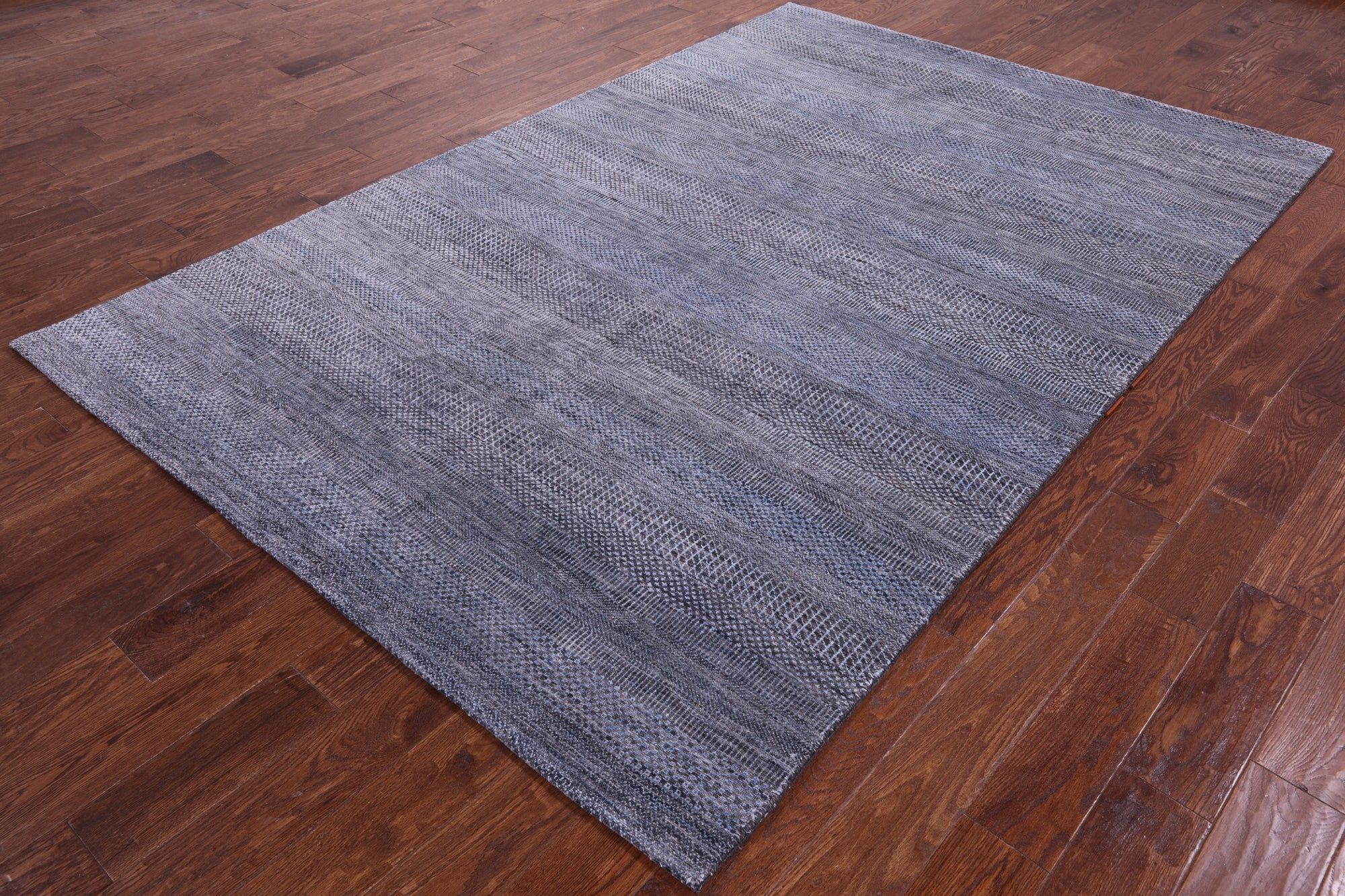 Savannah Grass Hand Knotted Wool & Silk Rug - 6' 0" X 9' 2" - Golden Nile