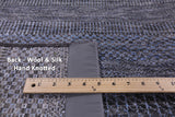 Savannah Grass Hand Knotted Wool & Silk Rug - 6' 0" X 9' 2" - Golden Nile
