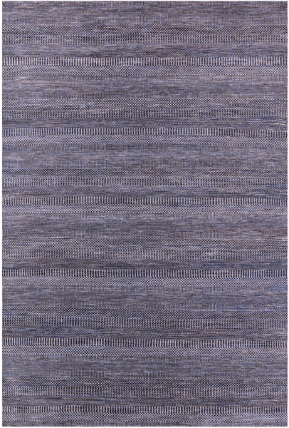 Savannah Grass Hand Knotted Wool & Silk Rug - 6' 1" X 9' 0" - Golden Nile
