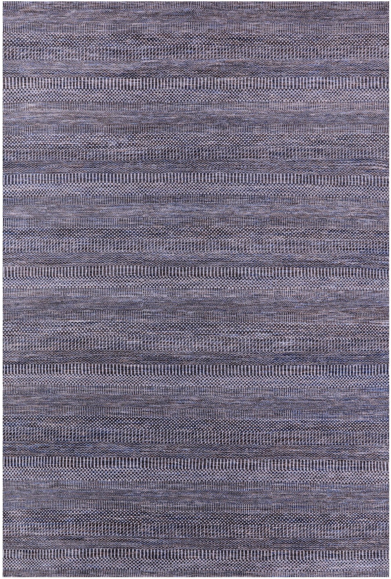 Savannah Grass Hand Knotted Wool & Silk Rug - 6' 1" X 9' 0" - Golden Nile
