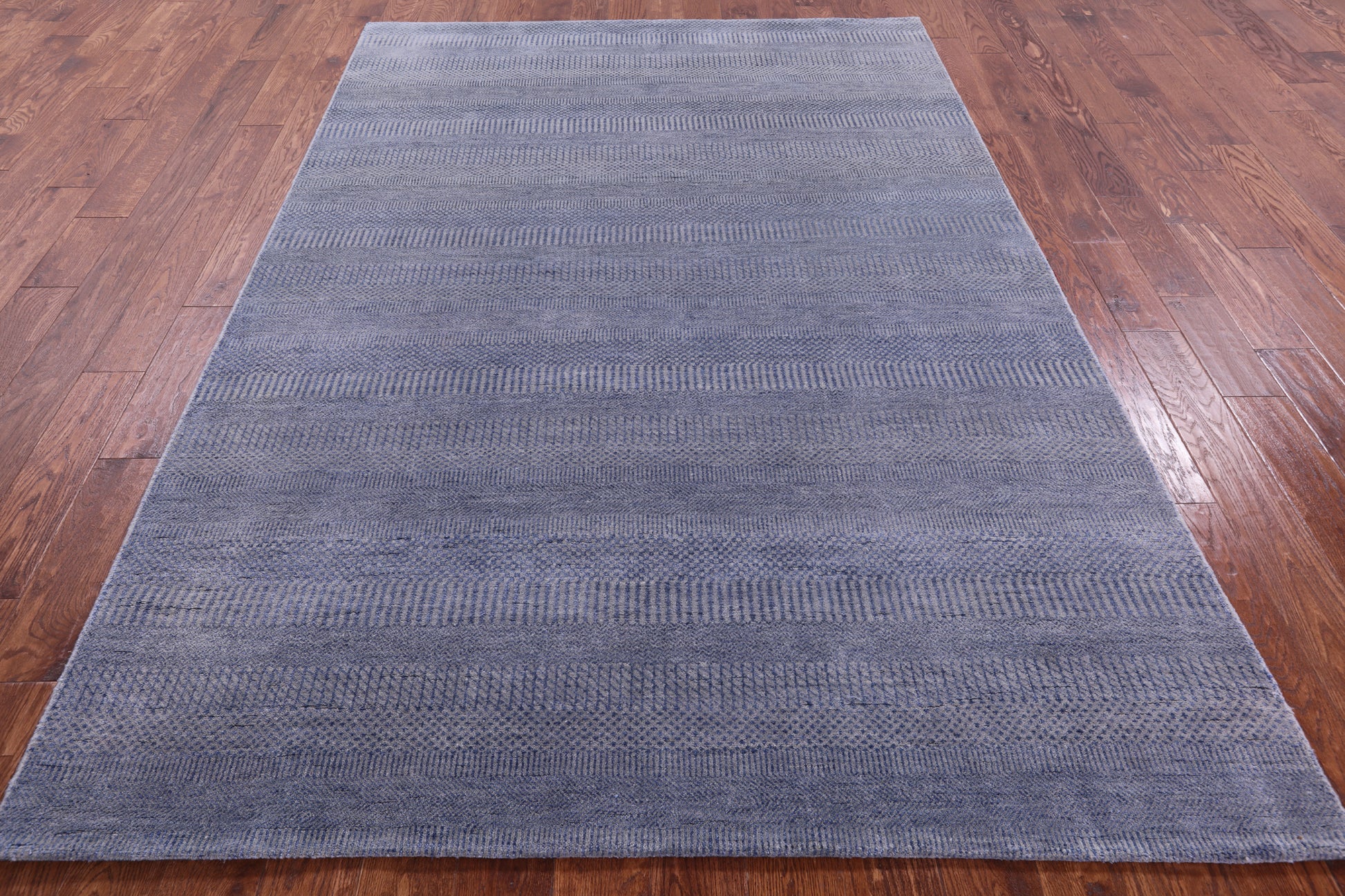 Savannah Grass Hand Knotted Wool & Silk Rug - 6' 0" X 8' 11" - Golden Nile
