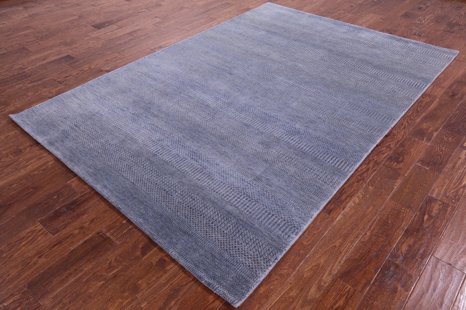 Savannah Grass Hand Knotted Wool & Silk Rug - 6' 0" X 8' 11" - Golden Nile