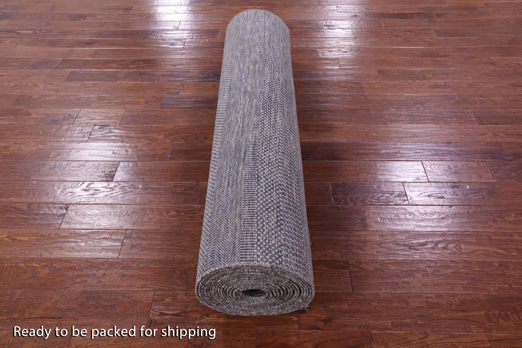 Savannah Grass Hand Knotted Wool & Silk Rug - 5' 3" X 33' 3" - Golden Nile
