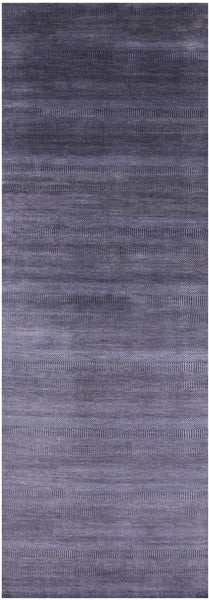 Savannah Grass Hand Knotted Wool & Silk Rug - 6' 1" X 18' 3" - Golden Nile