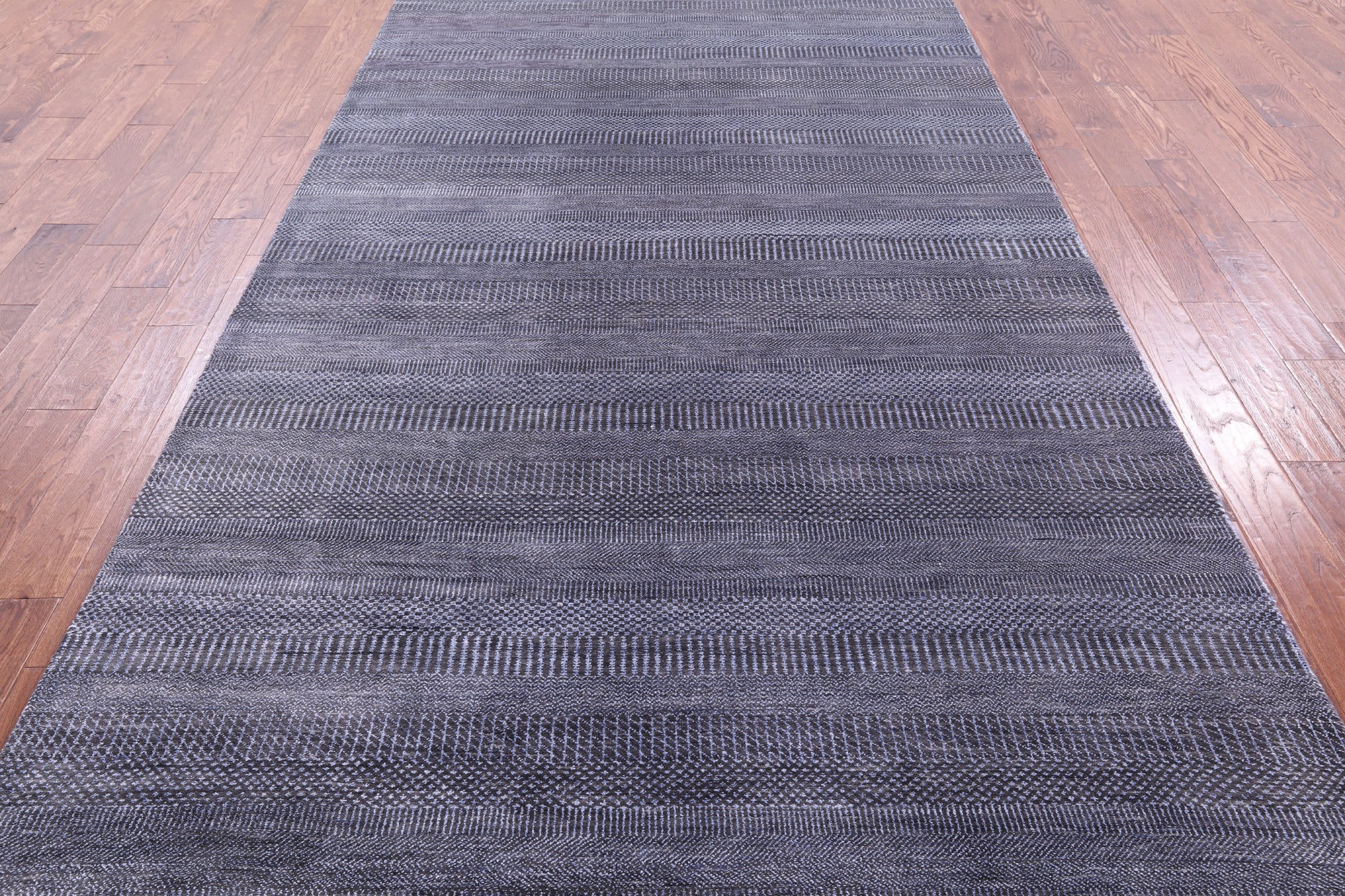 Savannah Grass Hand Knotted Wool & Silk Rug - 6' 1" X 18' 3" - Golden Nile