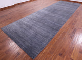 Savannah Grass Hand Knotted Wool & Silk Rug - 6' 1" X 18' 3" - Golden Nile