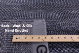 Savannah Grass Hand Knotted Wool & Silk Rug - 6' 1" X 18' 3" - Golden Nile