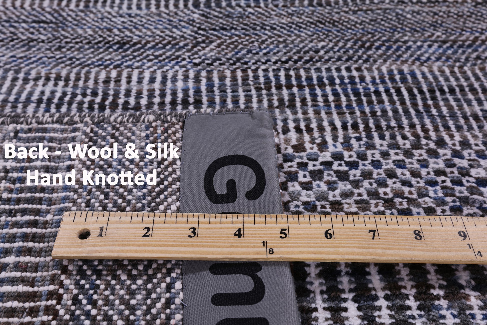 Savannah Grass Handmade Wool & Silk Rug - 5' 2" X 6' 10" - Golden Nile