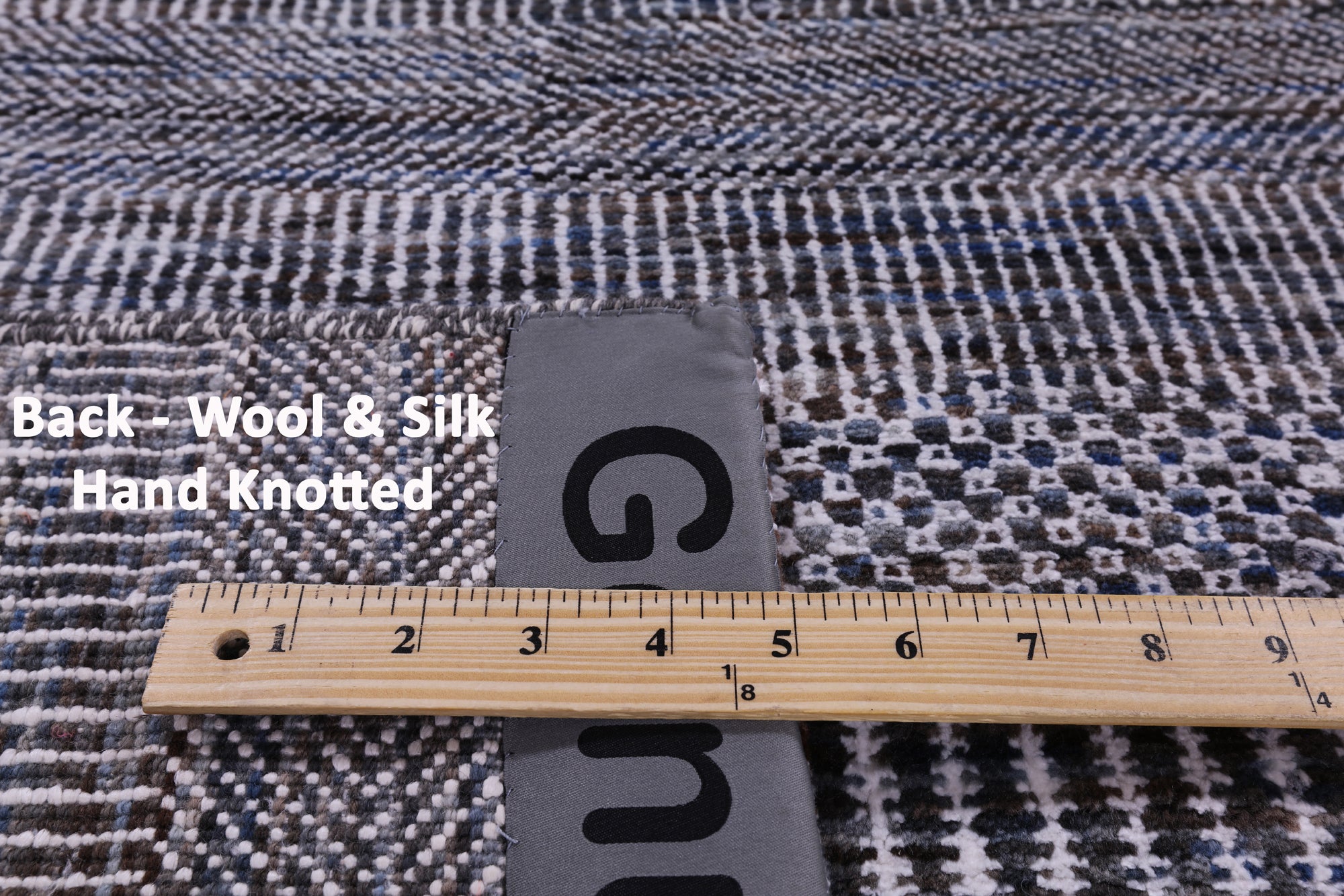 Savannah Grass Handmade Wool & Silk Rug - 5' 2" X 6' 10" - Golden Nile