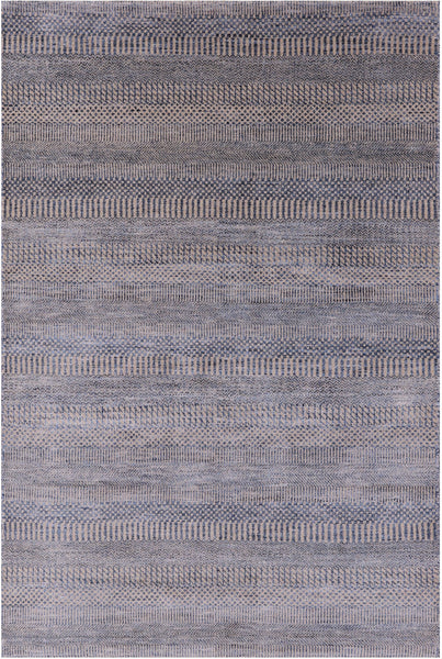 Savannah Grass Hand Knotted Wool & Silk Rug - 4' 2" X 6' 3" - Golden Nile