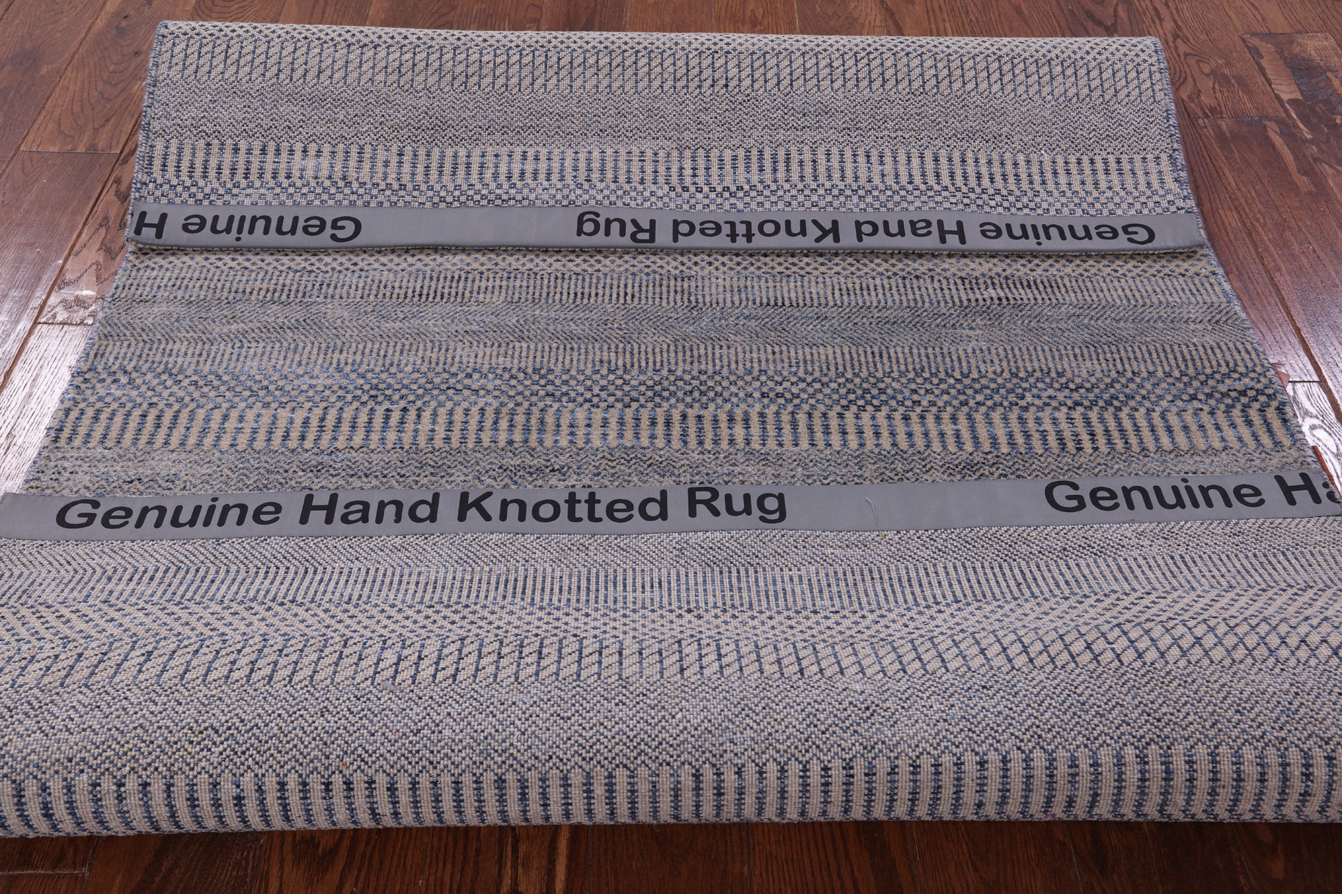 Savannah Grass Hand Knotted Wool & Silk Rug - 4' 2" X 6' 3" - Golden Nile