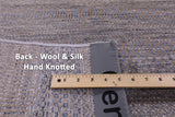 Savannah Grass Hand Knotted Wool & Silk Rug - 10' 2" X 14' 1" - Golden Nile