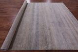 Savannah Grass Hand Knotted Wool & Silk Rug - 9' 0" X 12' 1" - Golden Nile