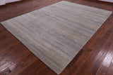 Savannah Grass Hand Knotted Wool & Silk Rug - 9' 0" X 12' 1" - Golden Nile