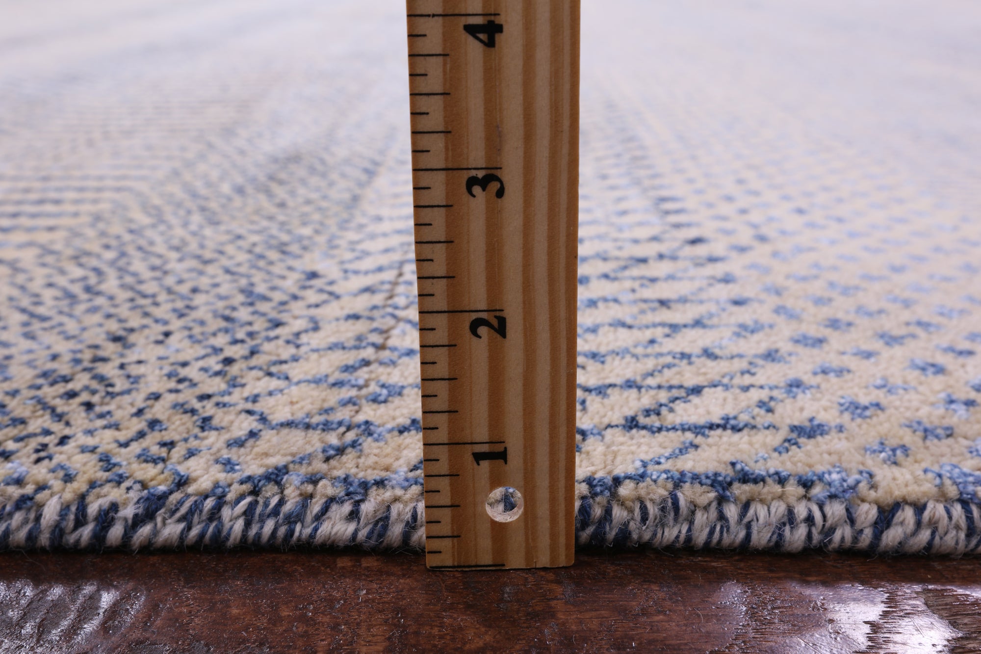 Savannah Grass Hand Knotted Wool & Silk Rug - 9' 0" X 12' 1" - Golden Nile