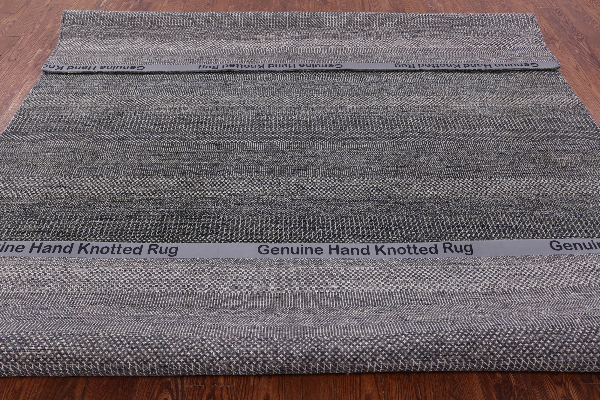 Savannah Grass Handmade Wool & Silk Rug - 8' 0" X 10' 2" - Golden Nile