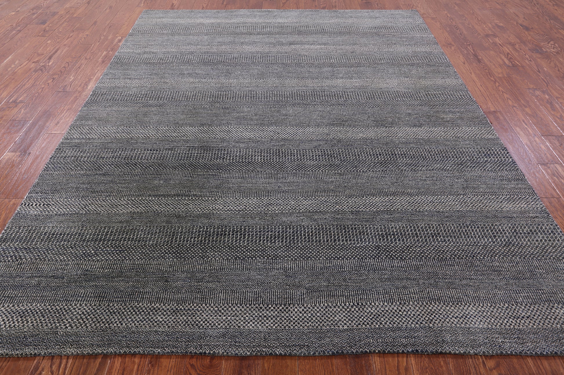 Savannah Grass Handmade Wool & Silk Rug - 8' 0" X 10' 2" - Golden Nile