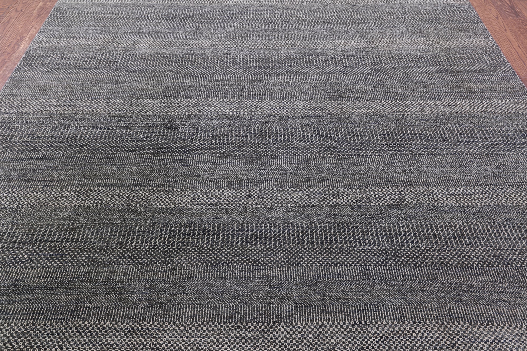 Savannah Grass Handmade Wool & Silk Rug - 8' 0" X 10' 2" - Golden Nile