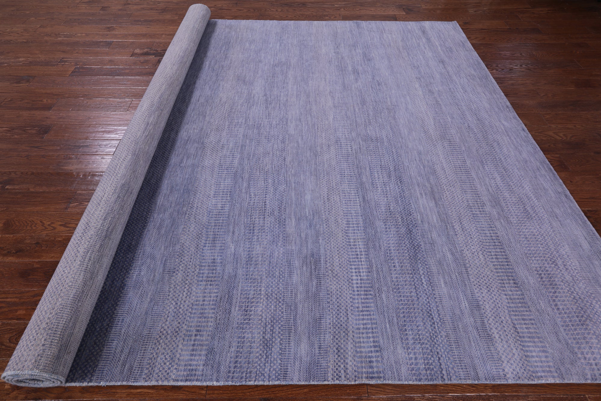 Savannah Grass Hand Knotted Wool & Silk Rug - 9' 0" X 12' 3" - Golden Nile