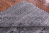 Savannah Grass Hand Knotted Wool & Silk Rug - 8' 1" X 9' 11" - Golden Nile
