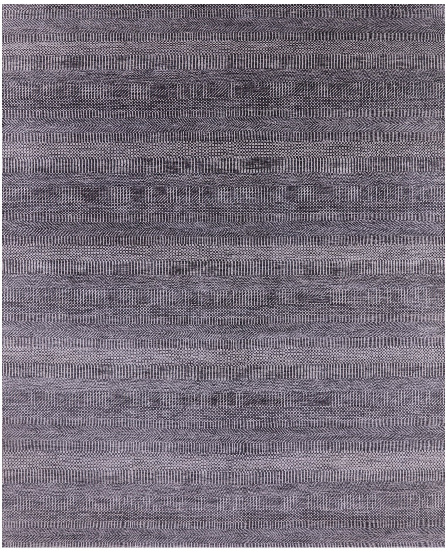 Savannah Grass Hand Knotted Wool & Silk Rug - 8' 1" X 9' 11" - Golden Nile