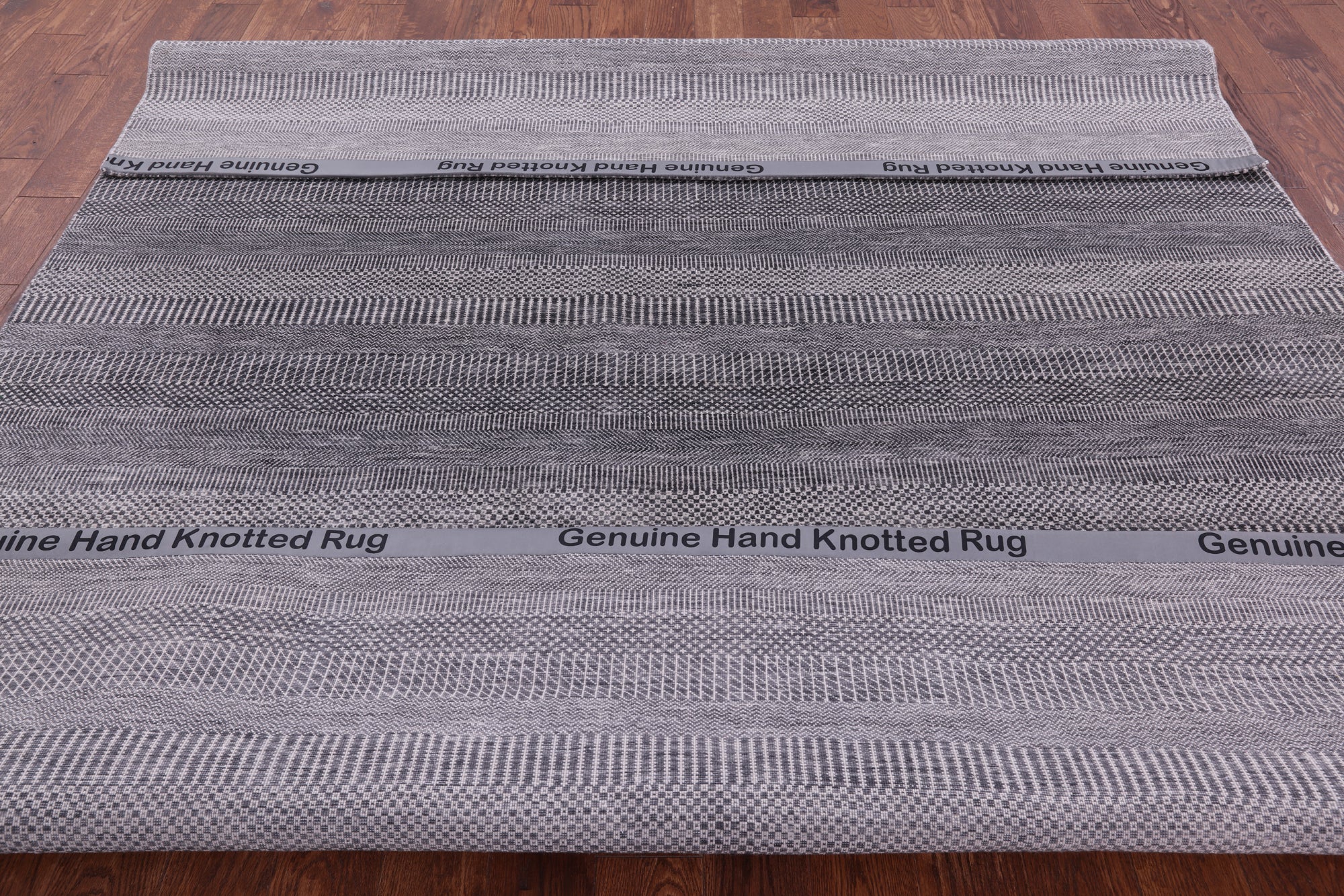 Savannah Grass Hand Knotted Wool & Silk Rug - 8' 1" X 9' 11" - Golden Nile