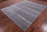 Savannah Grass Hand Knotted Wool & Silk Rug - 8' 1" X 9' 11" - Golden Nile