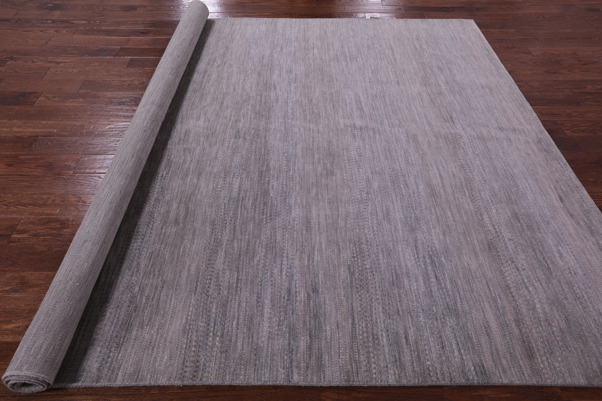 Savannah Grass Hand Knotted Wool & Silk Rug - 8' 0" X 10' 1" - Golden Nile