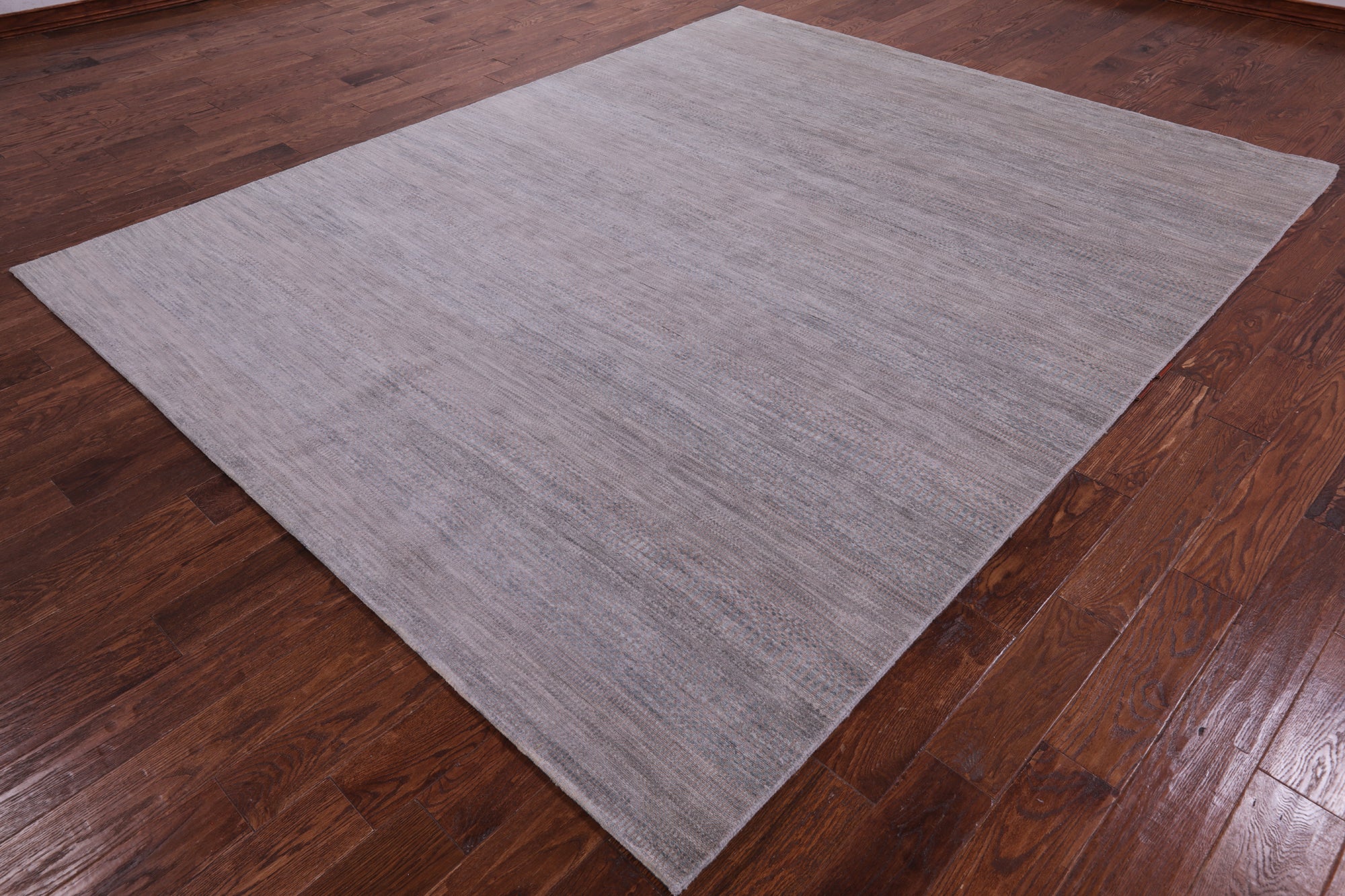 Savannah Grass Hand Knotted Wool & Silk Rug - 8' 0" X 10' 1" - Golden Nile