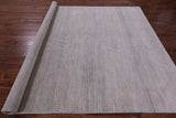 Savannah Grass Hand Knotted Wool & Silk Rug - 8' 2" X 10' 3" - Golden Nile