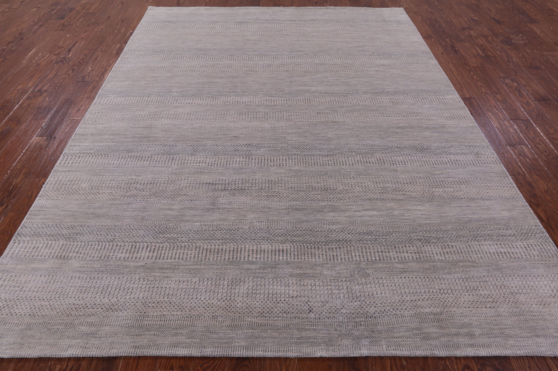 Savannah Grass Hand Knotted Wool & Silk Rug - 8' 2" X 10' 3" - Golden Nile